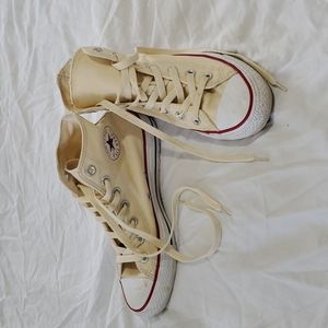 Converse All Star Cream High Tops